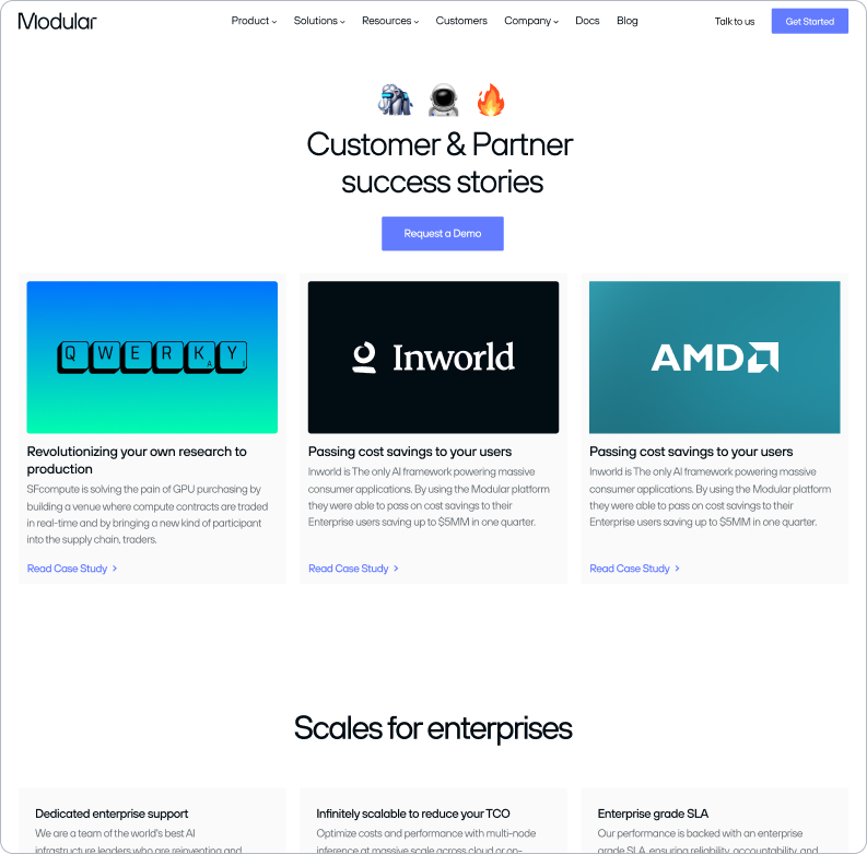 Customers Page